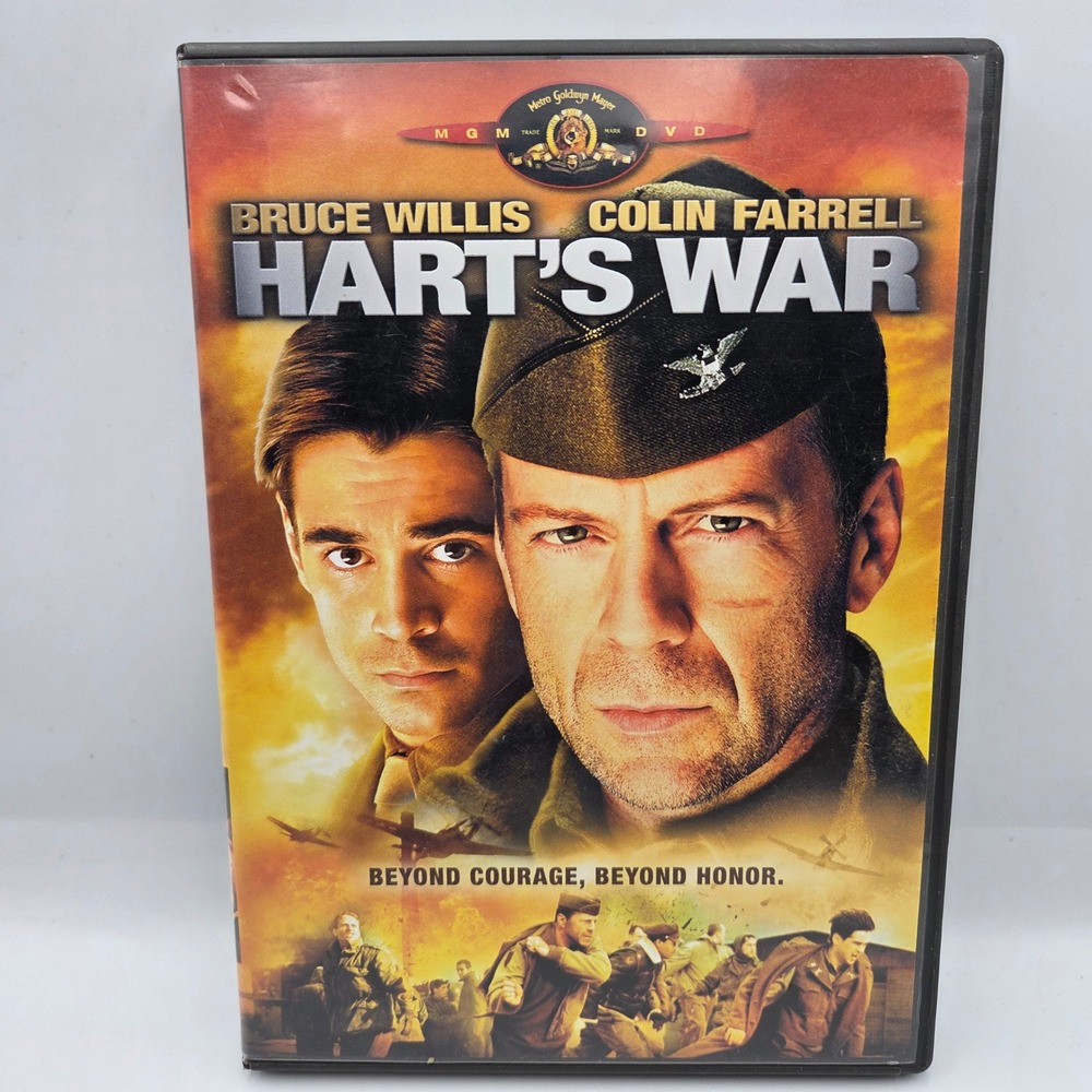 MGM Hart's War DVD Bruce Willis Colin Farrell WWII Military Drama Widescreen